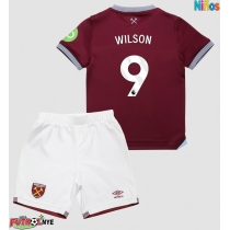 Camiseta West Ham United Callum Wilson #9 Primera Equipación para niños 2025-26 manga corta (+ pantalones cortos)